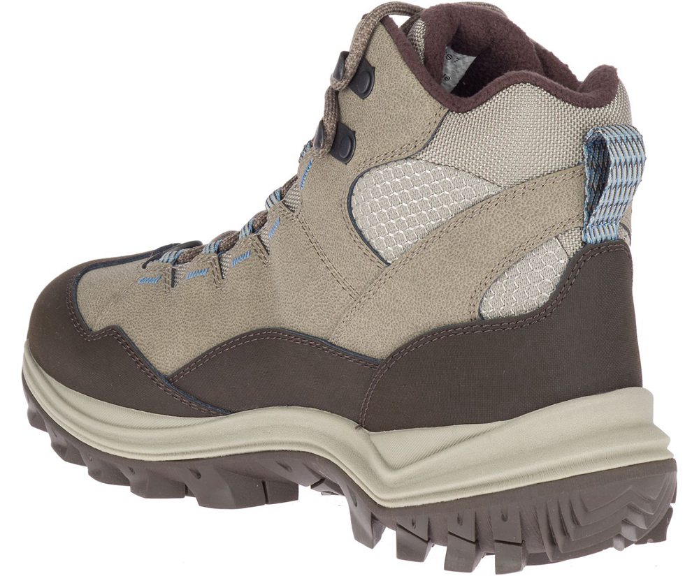 Merrell Boots Grey - Thermo Chill Mid Waterproof - Womens 39IDRVQPC